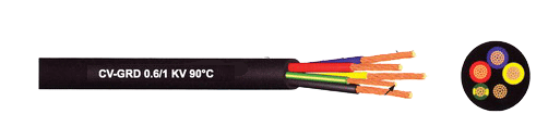 0.6/1 KV-CV-GRD , XLPE INSULATED